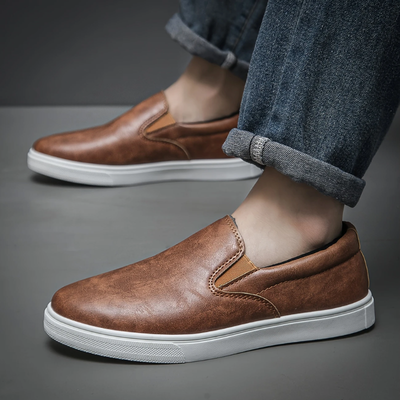 [COMPRE 1 LEVE 2] Mocassim Ortopédico Italiano de Couro Legitimo