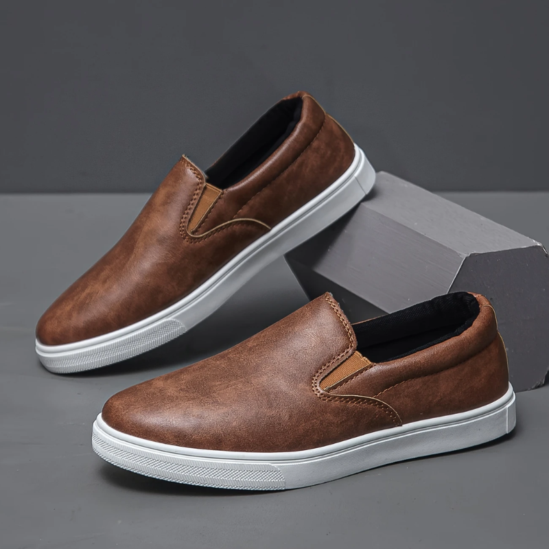 [COMPRE 1 LEVE 2] Mocassim Ortopédico Italiano de Couro Legitimo