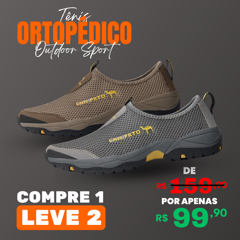 [COMPRE 1 LEVE 2] Tênis Ortopédico Outdoor Sport
